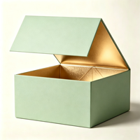 Boîtes cadeaux pliantes magnétiques personnalisées de luxe en carton rigide avec logo estampé or et fermeture à rabat