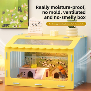 Nouvel <span class=keywords><strong>habitat</strong></span> pour cailles et reptiles, enclos panoramique multi-animaux pour lézards, serpents, hamsters, nid pour animaux de compagnie, cage pour animaux de compagnie - Product Image 2