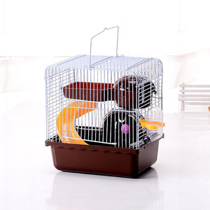 <span class=keywords><strong>Cage</strong></span> à hamster portable en plastique avec base amovible pour les voyages, petit <span class=keywords><strong>lit</strong></span> pour animaux de compagnie pour les hamsters nains et les souris - Product Image 1