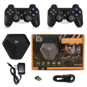 Lecteur de jeu sans fil Home TV 4K Game Stick 64GB Sortie HD Console de jeu vidéo