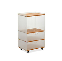 Chariot de Salon de Beauté à Roulettes – Mobilier pour Salon de Coiffure et Esthétique – Étagère à Outils