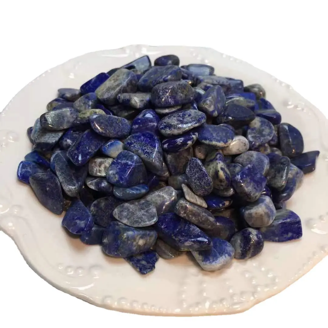Piedras de cristal naturales a granel, cristales curativos en bruto, lapislázuli crudo, artesanías de piedra caída