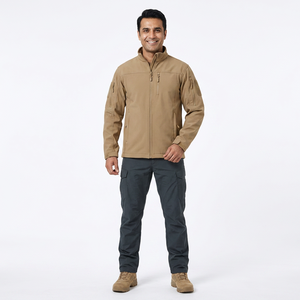 Vestes pour hommes grande taille Softshell coupe-vent Veste de randonnée pour hommes Polaire chaud Imperméable Vestes pour hommes Manteaux - Product Image 1