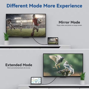 <span class=keywords><strong>Cable</strong></span> DisplayPort <span class=keywords><strong>1.2</strong></span> a HDMI 2.0 de 4k 60hz, Aleación de Aluminio y Trenzado de Nailon, 1m/2m/3m, para Juegos, Cine en Casa, TV - Product Image 4