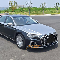 Kit carrosserie pour Audi A8 D4 2011-2017, mise à niveau vers le style Horch Diamond 2023 : pare-chocs, ailes, capot, calandre, phares, feux arrière