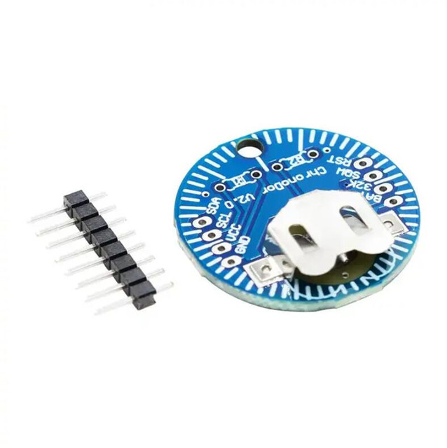 DS3231SN High-Accuracy I2C RTC Module Chronodot V2.0 with Battery Backup, Temperature-Compensated Real-Time Clock for Arduino