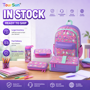 Borsa Termica per Pranzo a Doppio Scomparto con Dinosauri Cartoon per Bambini, Impermeabile e Portatile, per il Ritorno a Scuola - Product Image 5