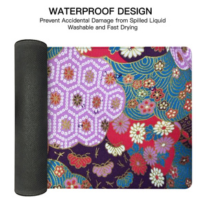 Zen lấy cảm hứng từ Nhật Bản chuột <span class=keywords><strong>Pad</strong></span> với truyền thống hoa in Bàn phụ kiện cho văn phòng và không gian sáng tạo cho chơi game - Product Image 3