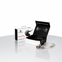 Boîte en carton rigide pliable personnalisée avec fermeture magnétique et poignée, emballage de haute qualité pour écouteurs intra-auriculaires