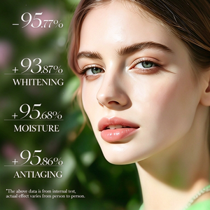 Set de Cuidado Facial Aclarante con Ácido Tranexámico, Kit Blanqueador de 6 Piezas con Extracto de Figo: Limpiador, Tónico, Sérum, Loción y Crema - Product Image 2