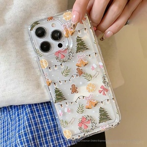 Coque de <span class=keywords><strong>téléphone</strong></span> pour iPhone 16/15/14 Pro Max, <span class=keywords><strong>thème</strong></span> de Noël avec des explosions d'animaux, pour iPhone 13, 12/11, protection intégrale XS/XR, souple, protection 360° - Product Image 3