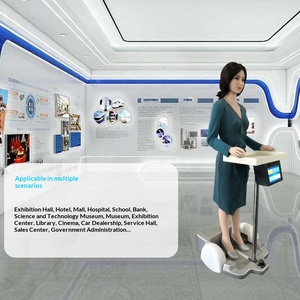 Maßgefertigter Restaurant-Café-Empfangs-Wasserlieferungs-Automatischer Service Intelligenter Begrüßungsroboter Schönheitsroboter 7-23,7 Zoll 1080P - Product Image 2