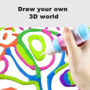 Juego de <span class=keywords><strong>Pintura</strong></span> de <span class=keywords><strong>Tiza</strong></span> de <span class=keywords><strong>Colores</strong></span> Neón para Niños, 6 <span class=keywords><strong>Colores</strong></span>, para Exteriores, Lavable, Muestra Gratuita OEM/ODM - Product Image 3