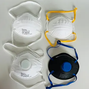 Respirador de partículas de alta calidad LOW MOQ FFP2 industria laboral máscara protectora para la nariz Mascarilla Cubrebocas máscara antipolvo con forma de copa