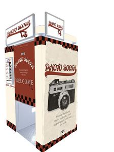 Autocollants d'extérieur JLJ personnalisés Photobooth Machine tout-en-un Photomaton logiciel Photomaton Selfie Pod - Product Image 2