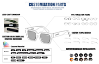 Nouvelles Lunettes de Soleil Flottantes Polarisées Homme Femme Tactiques Insubmersibles pour la Pêche Sportive et les Sports Nautiques, Protection UV400, Lunettes d'Extérieur