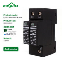 Parafoudre DC PV 40kA 2 Pôles T2 150V 240V 500V 600V 800V 1000V 1500V Protection contre les surtensions