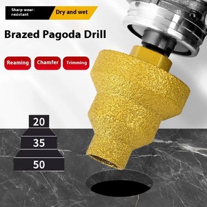 Forets diamantés M10 M14 pour chanfreinage, scies cloches, alésoirs pour carrelage, marbre, béton, maçonnerie, forage de puits, construction, brasés sous vide - Product Image 3