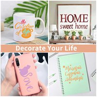 Vinilo Decorativo de Alta Gama para Interiores, Rollo de PVC con Adhesivo Permanente, Material para Señalización, para Plotter Profesional, Estilo Moderno para el Hogar