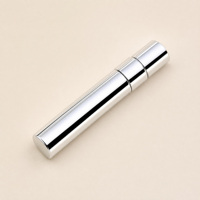 Flacon pulvérisateur cylindrique en verre plaqué or et argent de 2 ml, 3 ml, 5 ml, 10 ml, avec bouchon plaqué UV, vente en gros