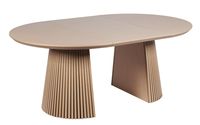 Table à manger extensible en bois massif de luxe nordique moderne, rail silencieux robuste 1200-2000mm, vente en gros