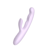 Leistungsstarker G-Punkt Rabbit-Vibrator mit Doppel-Tapping, Heizfunktion & Starker Vibration Weiblicher Lustmassager