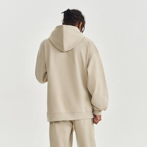 เสื้อฮู้ดผ้าฝ้าย80% สำหรับผู้ชายเสื้อฮู้ดขนแกะโพลีเอสเตอร์20% โลโก้ได้ตามต้องการ - Product Image 3