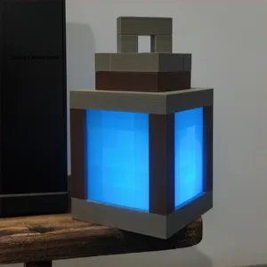 Lámpara de Pared LED <span class=keywords><strong>Minecraft</strong></span> Pixel Lantern para Dormitorios de Gamers y Decoración de Salas de Juego - Product Image 4