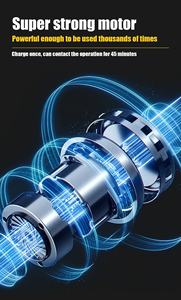 Pistolet de pulvérisation électrique Pompe à air portable portable avec compresseur d'air Siphon de charge Brosse à air automatique - Product Image 4