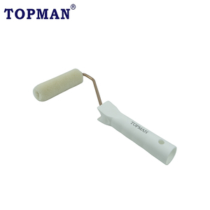 Topman 6 cái Topman Top dễ dàng sơn Con lăn <span class=keywords><strong>Set</strong></span> Rose Gold nhôm sơn Con lăn xử lý 100% len sơn Con lăn Bìa - Product Image 3