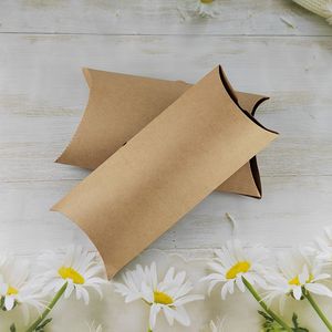 Scatola <span class=keywords><strong>per</strong></span> Imballaggio a Cuscino in Carta Kraft Rigida, Ecologica, Riciclabile e Facile da Trasportare, <span class=keywords><strong>per</strong></span> Torte alla Frutta e Snack in Pasticcerie - Product Image 4