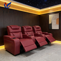 VIP Elektrisches Kinosofa mit Massage & Kühlung für Luxus-Heimkino - Modernes Design mit USB-Ladefunktion