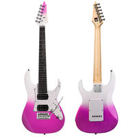 Wholesale Poplar Wood Mini Electric Guitar 6-String ST Shape Stringed Instrument for Kids and Beginners