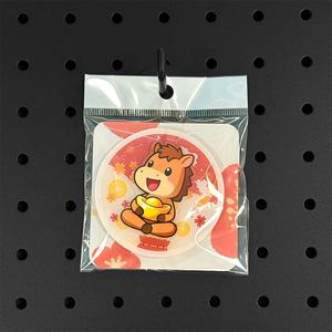 At Yılı Akrilik Buzdolabı Magneti Promosyon İş Hediyesi Sevimli Karikatür Anime Baskılı, Dönen Epoksi Akrilik Buzdolabı Magneti - Product Image 3