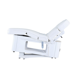 Lit de <span class=keywords><strong>massage</strong></span> électrique à <span class=keywords><strong>4</strong></span> moteurs avec matelas chauffant et lumière LED réglable, éponge haute densité, lit de spa pour <span class=keywords><strong>salon</strong></span> de beauté - Product Image 2