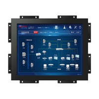 10 12 15 17 19 21 pulgadas Android todo en uno PC precio 2000NITs IP65 LCD PC industrial RS485 RS232 panel Industrial PC