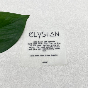 Custom Logo Genuine Clothing Brand Hangtags Plastic hang Tag Label No Returns Garment Anti-theft Seal Tag