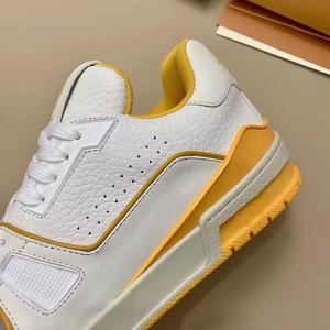 Zapatos deportivos de diseño personalizado de lujo para hombres y mujeres cuero de vaca genuino forro de cuero genuino Slip-On al por mayor para primavera - Product Image 4
