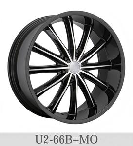 Preto Acabado <span class=keywords><strong>22</strong></span> 24 Polegada 6x114.3 6x139.7 Carro De Alumínio Personalizado Rodas Jantes para SUV/Pickup Truck - Product Image 3