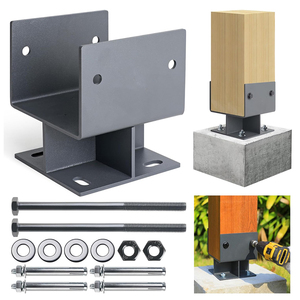 Soporte <span class=keywords><strong>de</strong></span> Anclaje <span class=keywords><strong>para</strong></span> Base <span class=keywords><strong>de</strong></span> Poste <span class=keywords><strong>de</strong></span> Hormigón, Soporte <span class=keywords><strong>de</strong></span> Base <span class=keywords><strong>de</strong></span> Poste en Forma <span class=keywords><strong>de</strong></span> U <span class=keywords><strong>para</strong></span> Pérgola <span class=keywords><strong>de</strong></span> Madera, Soporte <span class=keywords><strong>de</strong></span> Pérgola <span class=keywords><strong>de</strong></span> Metal - Product Image 1