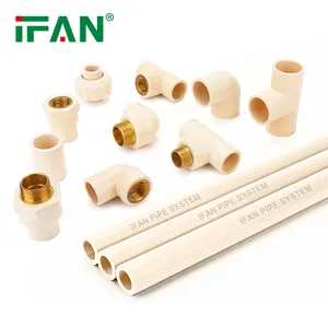 IFAN高品质Astm标准CPVC管件管道1/2 “3/4” PVC水管