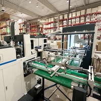 Nouveautés LS-900A Machine de fabrication de boîtes rigides à deux canaux entièrement automatique à grande vitesse Ligne équipement de post-presse