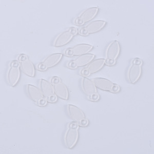 Transparent White Plastic Oval Backing Panel 15x6mm for Photo <b>Frames</b> Home Decor - Product Image 3