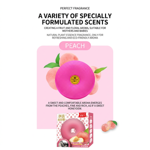 Diffuseur de parfum solide en plastique en forme de donut pour voiture, longue durée, pour grille d'aération et siège, sans électricité requise - Product Image 4