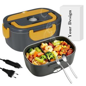 0728 Silicone Vent Portable Lunch Boxes 3 in 1 Heated Box Ptc Constant <b>Heating</b> Reusable Heater - Product Image 3