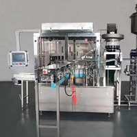 Machine de capsulage de remplissage de poche de bec de machine de Doypack de table rotatoire pour la machine de remplissage standard pasteurisée de nourriture de gelée de jus de lait