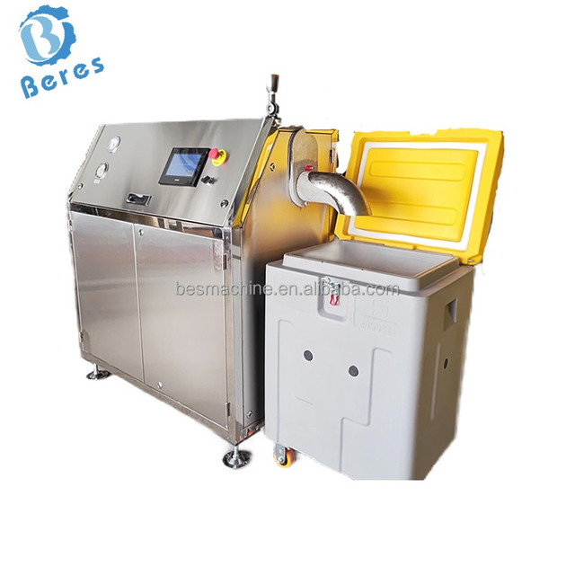 80kg/h Dry Ice Pelleting Machine with Motor & Gear Automatic Small Dry Ice Making for Commercial Industrial Cleaning