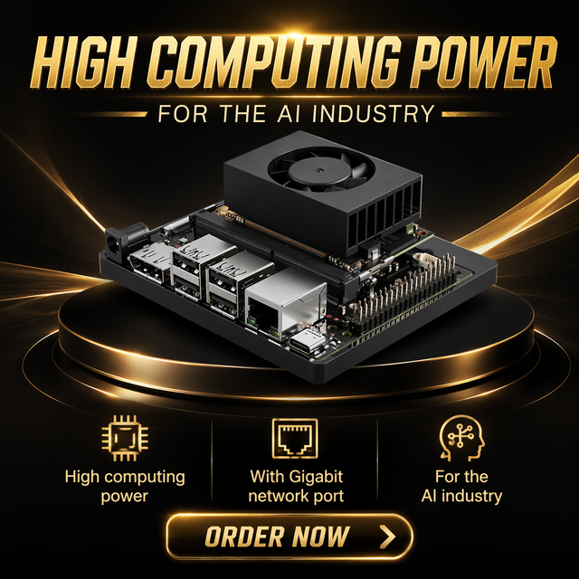 New Jetson Orin Nano Super Developer Kit 16GB DDR5 for Edge AI and Generative AI Assistant with WiFi Module