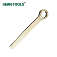 Clé à douille droite anti-étincelles 24 mm, clé à douille à extrémité unique, clé à douille droite antidéflagrante, clé à douille annulaire