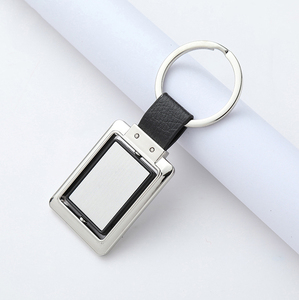 Wholesale Metal Custom Luxury Sublimation Metallic Keychain Customize House Shape Gold Souvenirs Metal Keychain - Product Image 6
